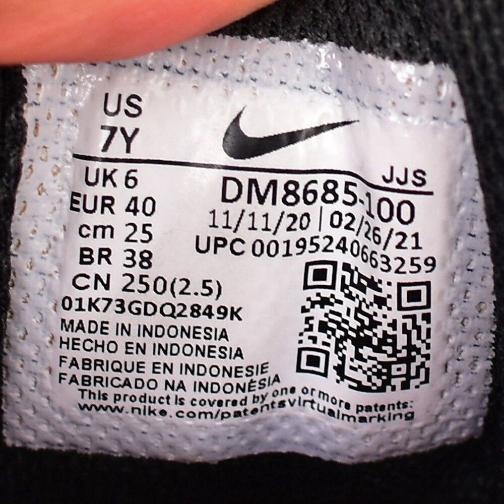 Nike Air Max 90 LTR (GS) Size 7Y Women's Size 8.5 White Pink Black DM8685-100 - Picture 9 of 9